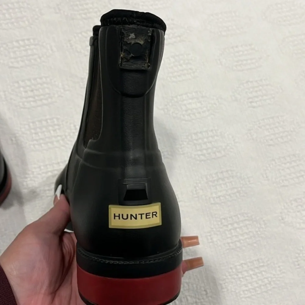 Hunter boots rain Jodhpur‎ Chelsea Wellesley rubber women’s size 9 boots rare